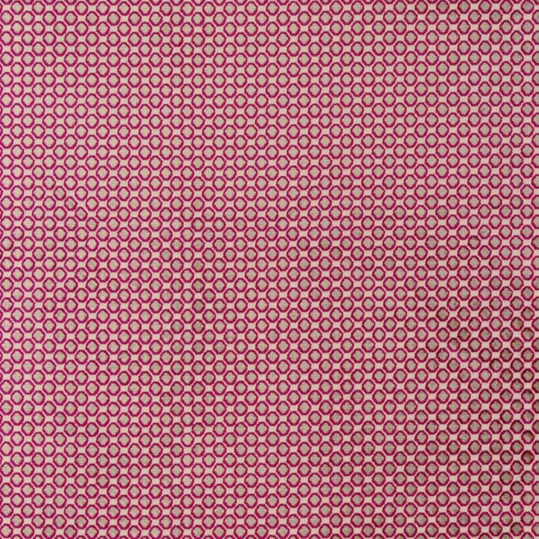 Valentine Fabric - Magenta by purple spotted jacquard fabric from Camengo