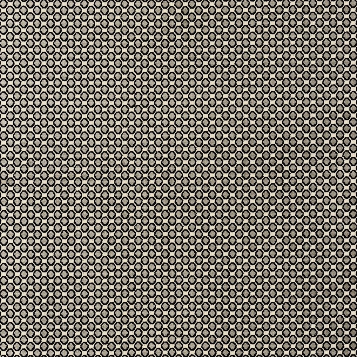 black-grey spotted jacquard fabric from Camengo