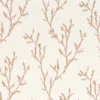 neutral botanical embroideried fabric from Camengo