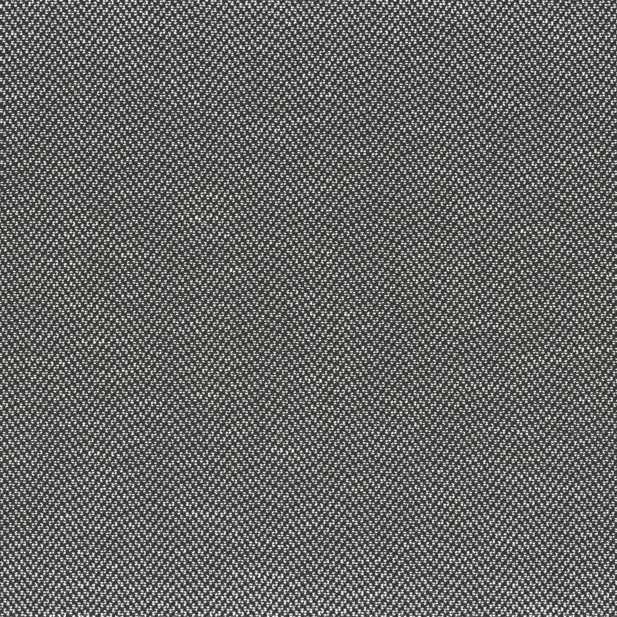 Herringbone Fabric - Black by black-grey plain woven fabric from Camengo