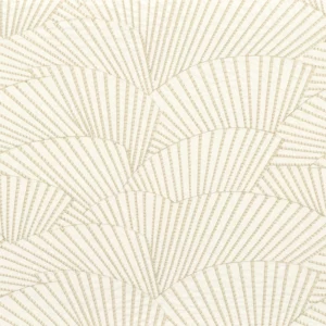 white retro embroideried fabric from Camengo