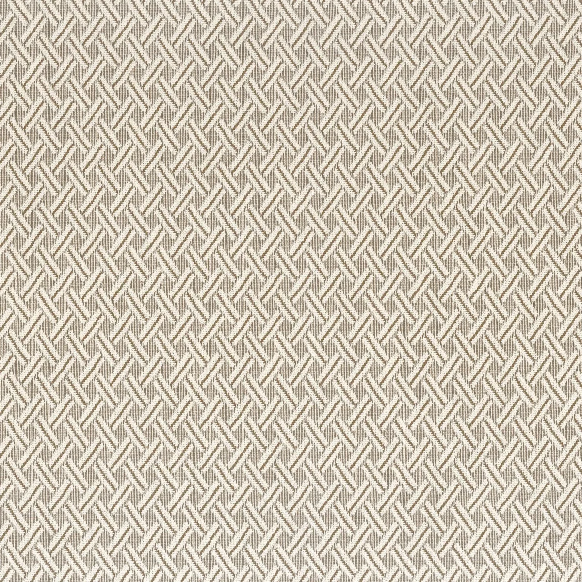 Cannage Fabric - Cognac by brown geometric woven fabric from Camengo