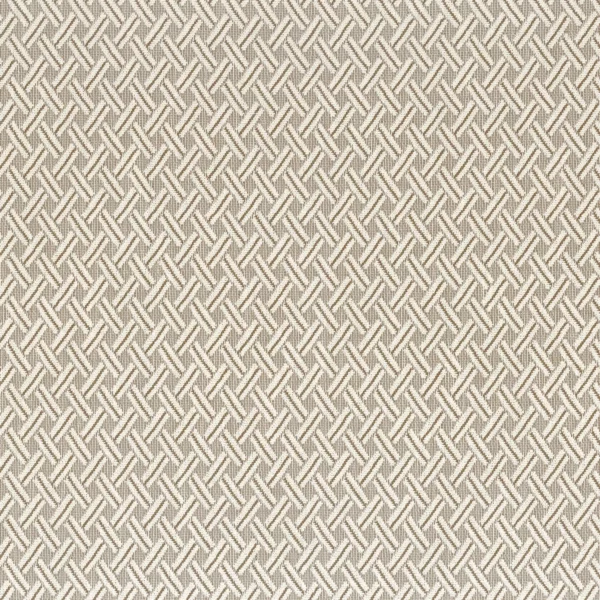 Cannage Fabric - Cognac by brown geometric woven fabric from Camengo