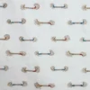 white misc embroideried fabric from Fibre Naturelle