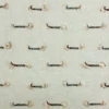 white misc embroideried fabric from Fibre Naturelle
