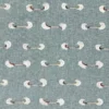 blue misc embroideried fabric from Fibre Naturelle