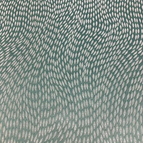 green misc jacquard fabric from Fibre Naturelle
