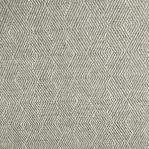 green geometric woven fabric from Fibre Naturelle