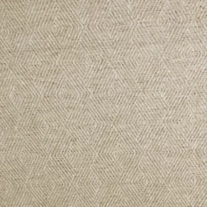 neutral geometric woven fabric from Fibre Naturelle