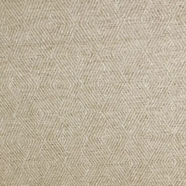 Porto Fabric - Natural by neutral geometric woven fabric from Fibre Naturelle