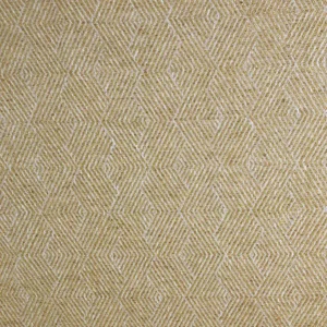 yellow geometric woven fabric from Fibre Naturelle