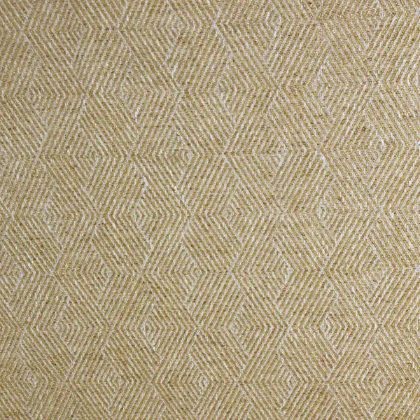 Porto Fabric - Ochre by yellow geometric woven fabric from Fibre Naturelle