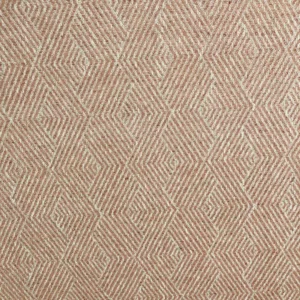 orange geometric woven fabric from Fibre Naturelle