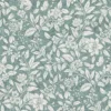 blue botanical printed fabric from Fibre Naturelle