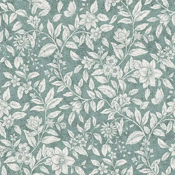 Burford Fabric - Teal swatch