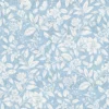 blue botanical printed fabric from Fibre Naturelle