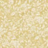yellow botanical printed fabric from Fibre Naturelle