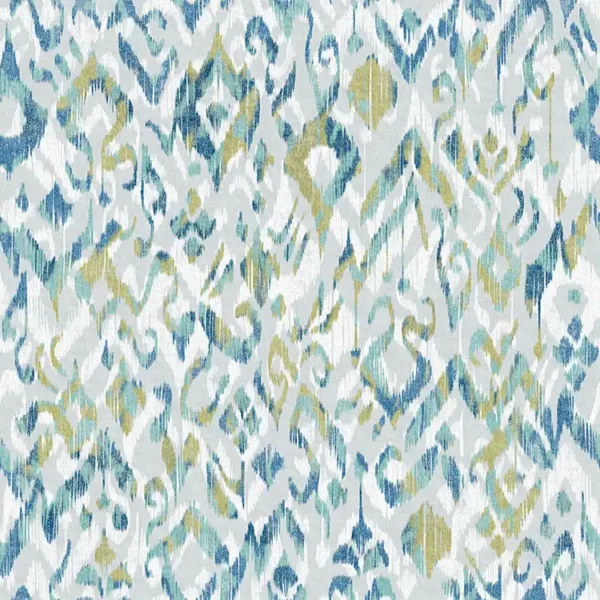 Santorini Fabric - Ocean by blue misc printed fabric from Fibre Naturelle