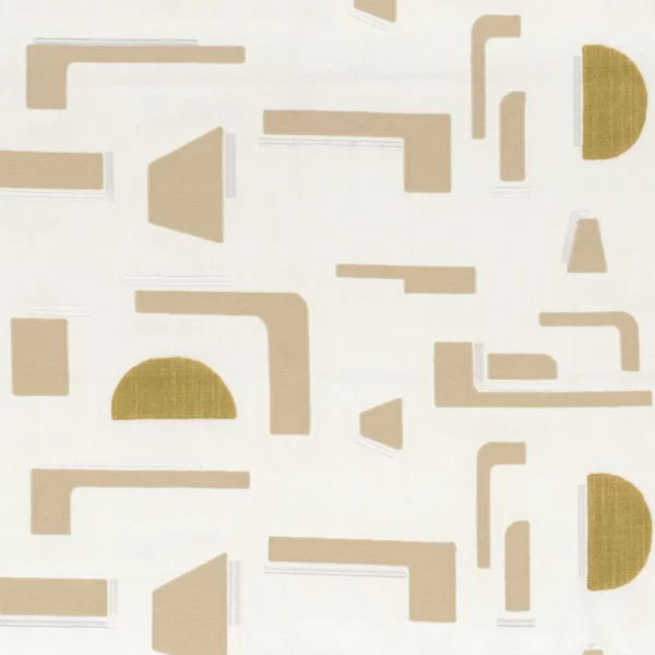 Isotope Fabric - Sable by neutral misc embroideried fabric from Camengo