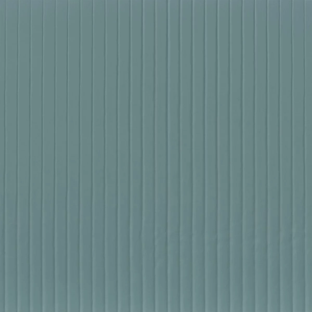 Mezzo Fabric - Givre by blue striped velvet-chenille fabric from Camengo