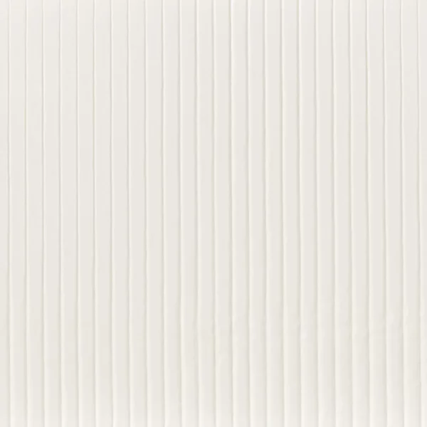 Mezzo Fabric - Neige by white striped velvet-chenille fabric from Camengo