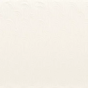 white retro embroideried fabric from Camengo