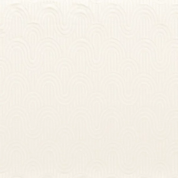 Adagio Fabric - Lait by white retro embroideried fabric from Camengo