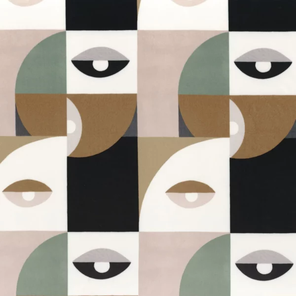 Clin D Oeil Fabric - Nude by multicolour misc printed fabric from Camengo