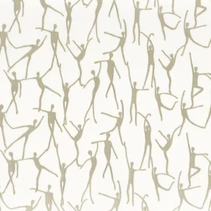 white misc embroideried fabric from Camengo