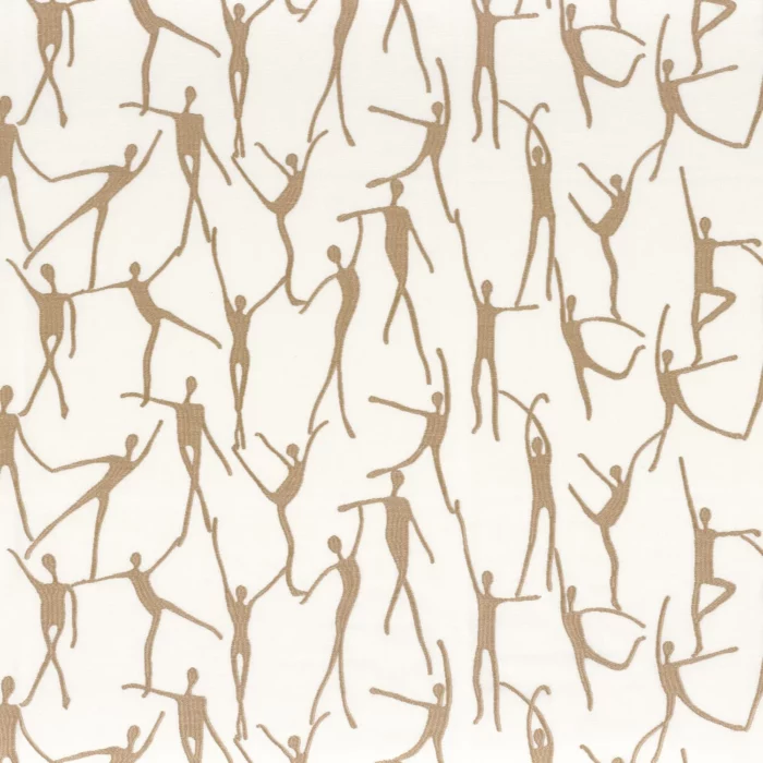 Choregraphie Fabric - Beige swatch