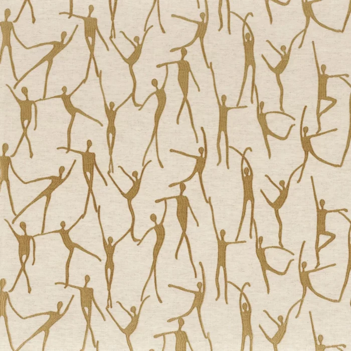 Choregraphie Fabric - Ocre swatch