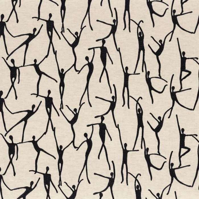 Choregraphie Fabric - Carbone swatch