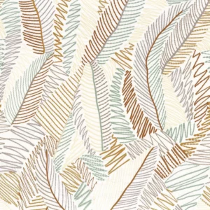 brown contemporary embroideried fabric from Camengo