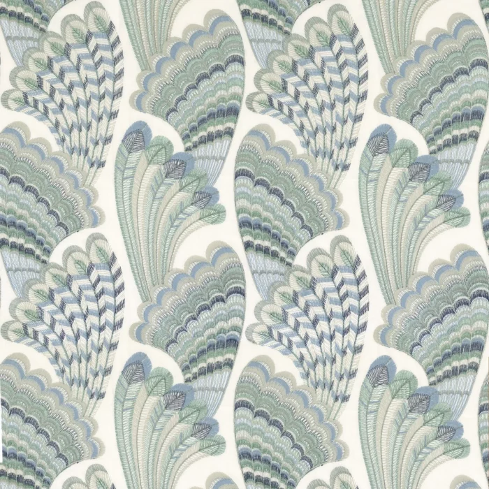 Piuma Fabric - Azur swatch