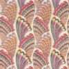 multicolour animal embroideried fabric from Camengo
