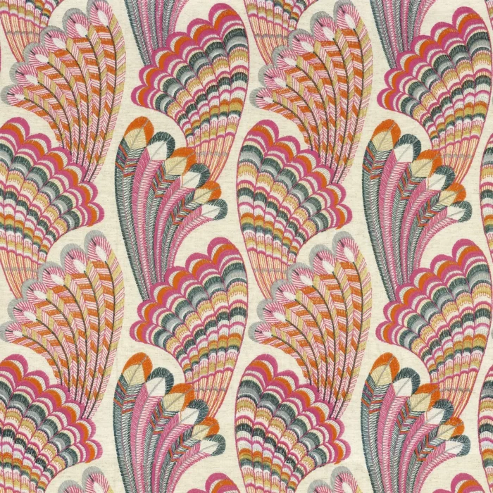 Piuma Fabric - Fuschia swatch
