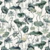 green animal printed fabric from Camengo