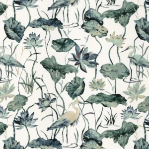 green animal printed fabric from Camengo