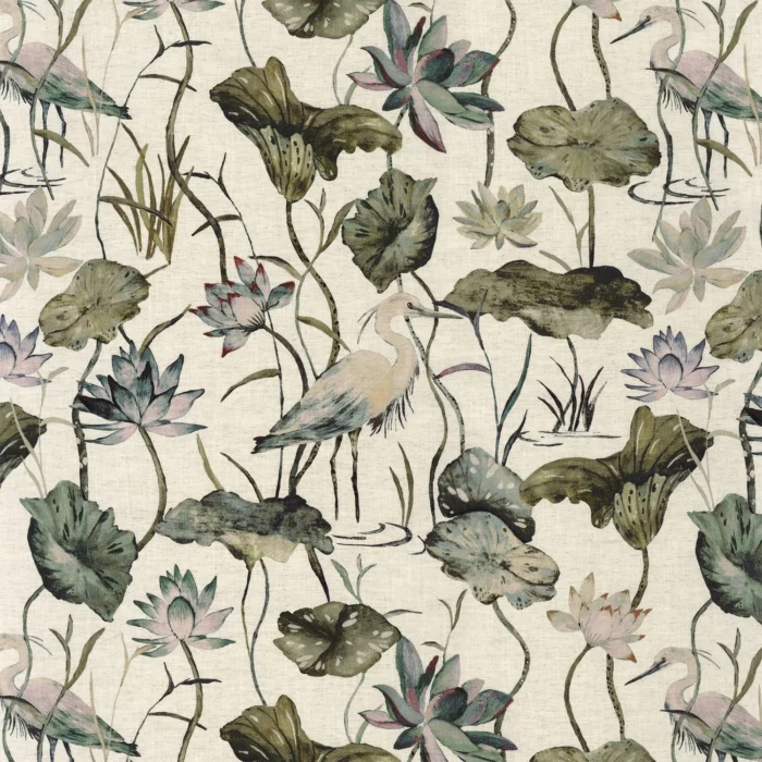 Heron Fabric - Jade swatch