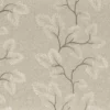 neutral botanical embroideried fabric from Camengo