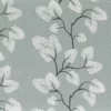 blue botanical embroideried fabric from Camengo