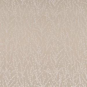 neutral botanical jacquard fabric from Camengo