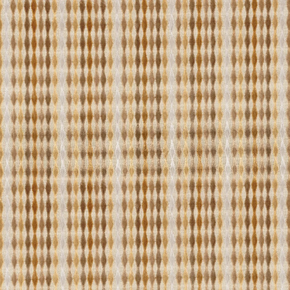 Babille Fabric - Beige by brown striped jacquard fabric from Camengo