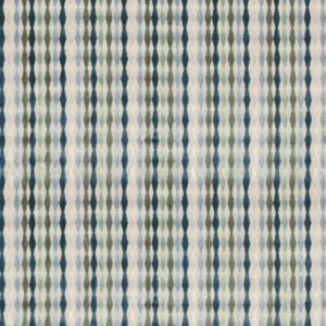 blue striped jacquard fabric from Camengo