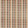 orange striped jacquard fabric from Camengo