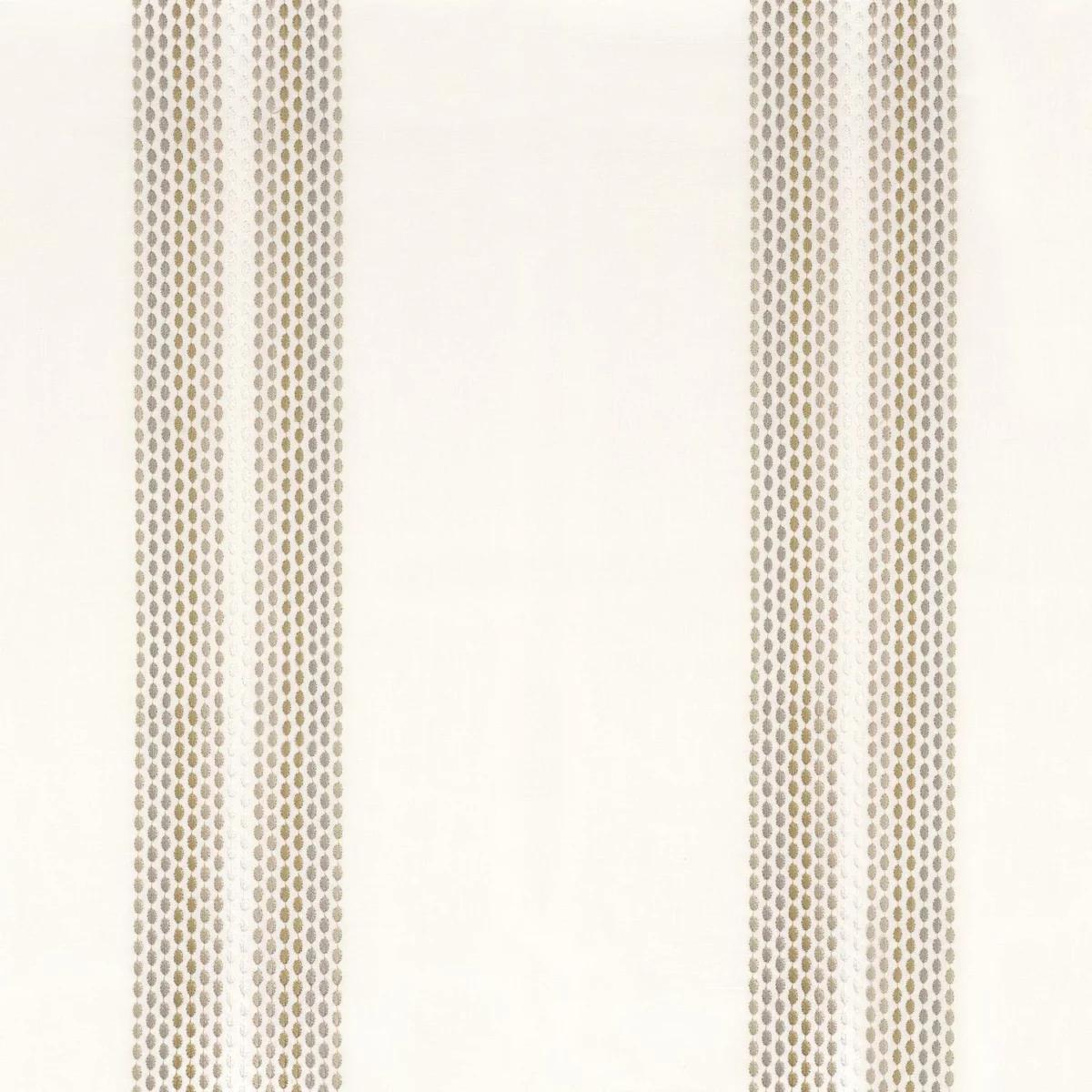 neutral striped embroideried fabric from Camengo