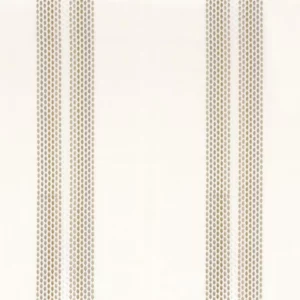 neutral striped embroideried fabric from Camengo