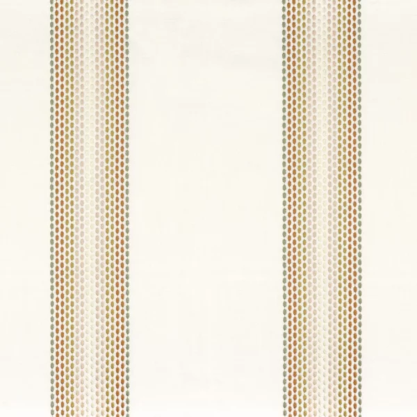 neutral striped embroideried fabric from Camengo
