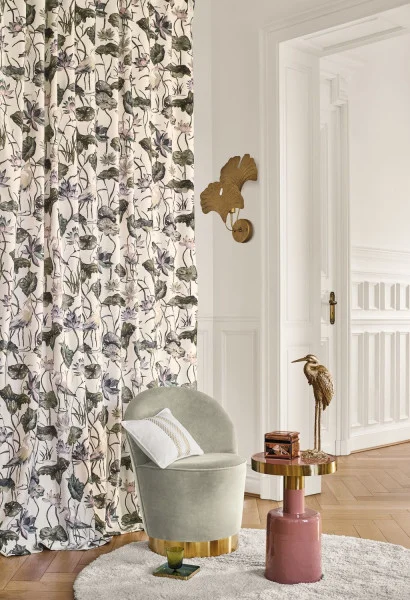 Heron Fabric - Azur by Heron Fabric - Azur from