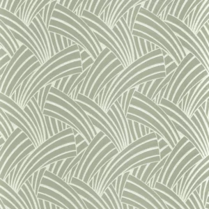 green misc silk-satin fabric from Camengo